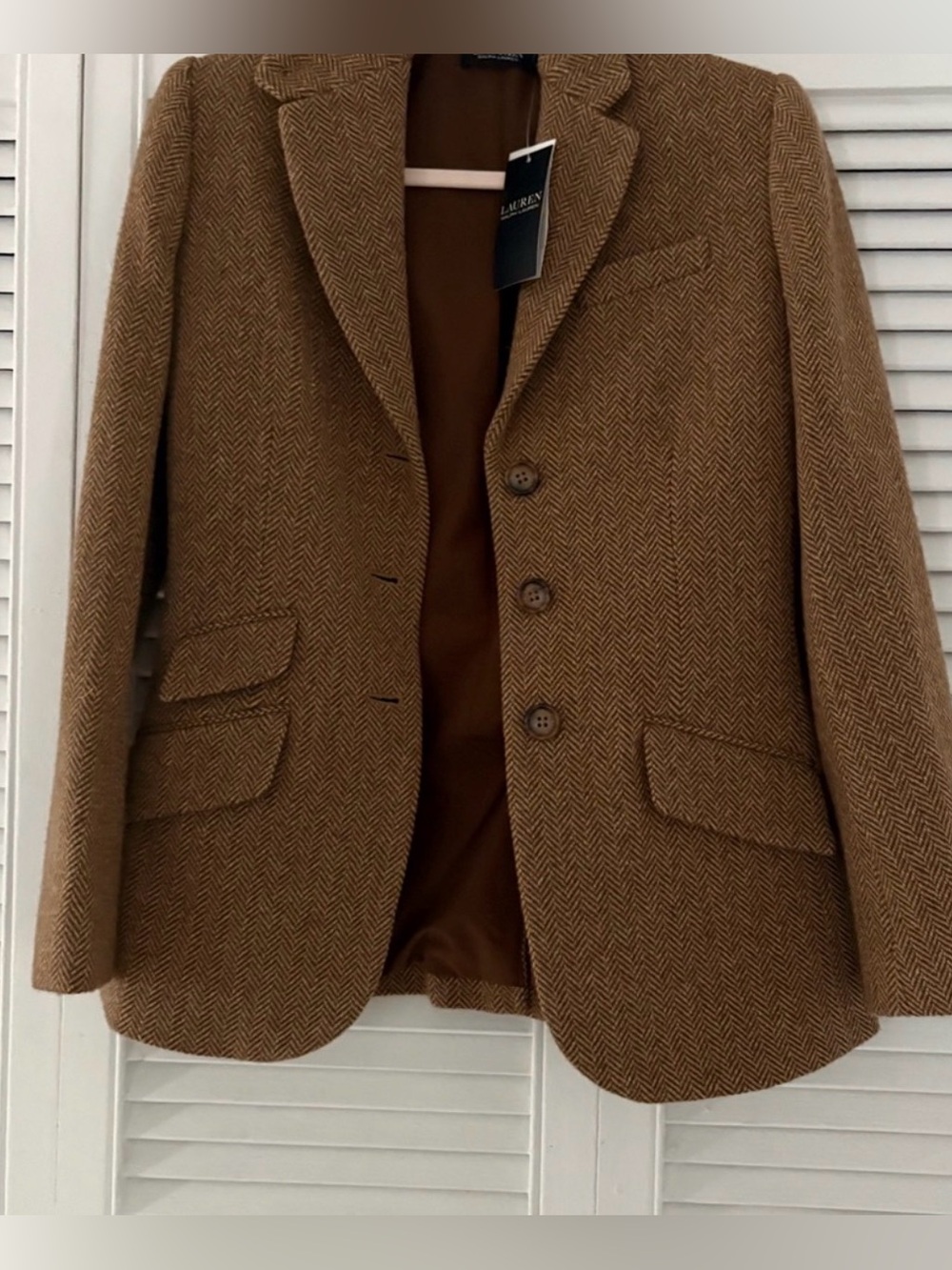 Ralph Lauren wool blend blazer NWOT